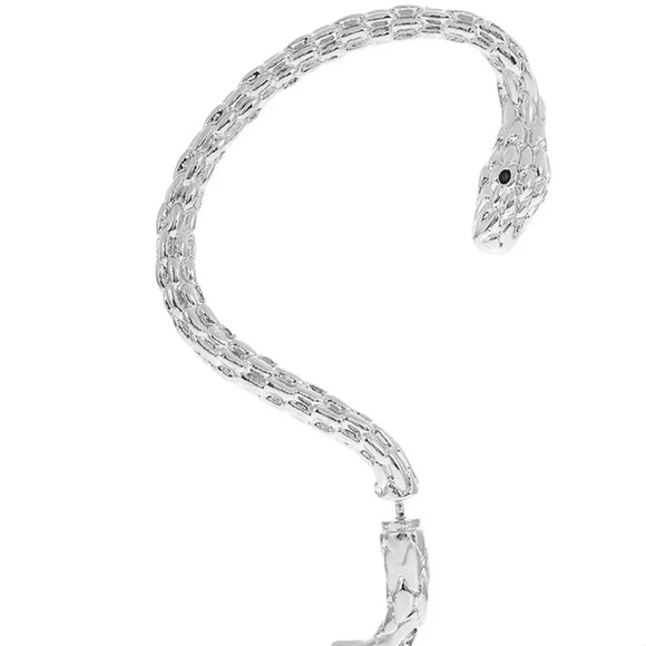 Gothic Gold Retro Wrapped Ear Hook Snake Shaped Earring - Picture 4 of 4